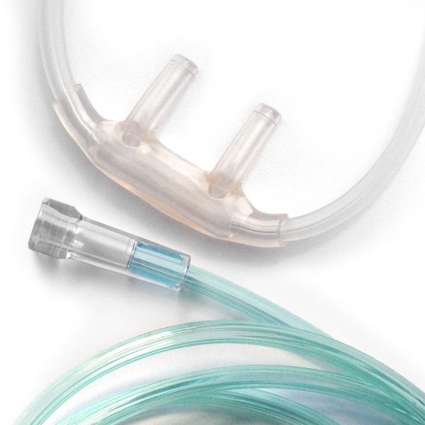 ComfortSoft Plus (Super Soft) Nasal Cannula with 25 Foot Green Oxygen Supply Tubing